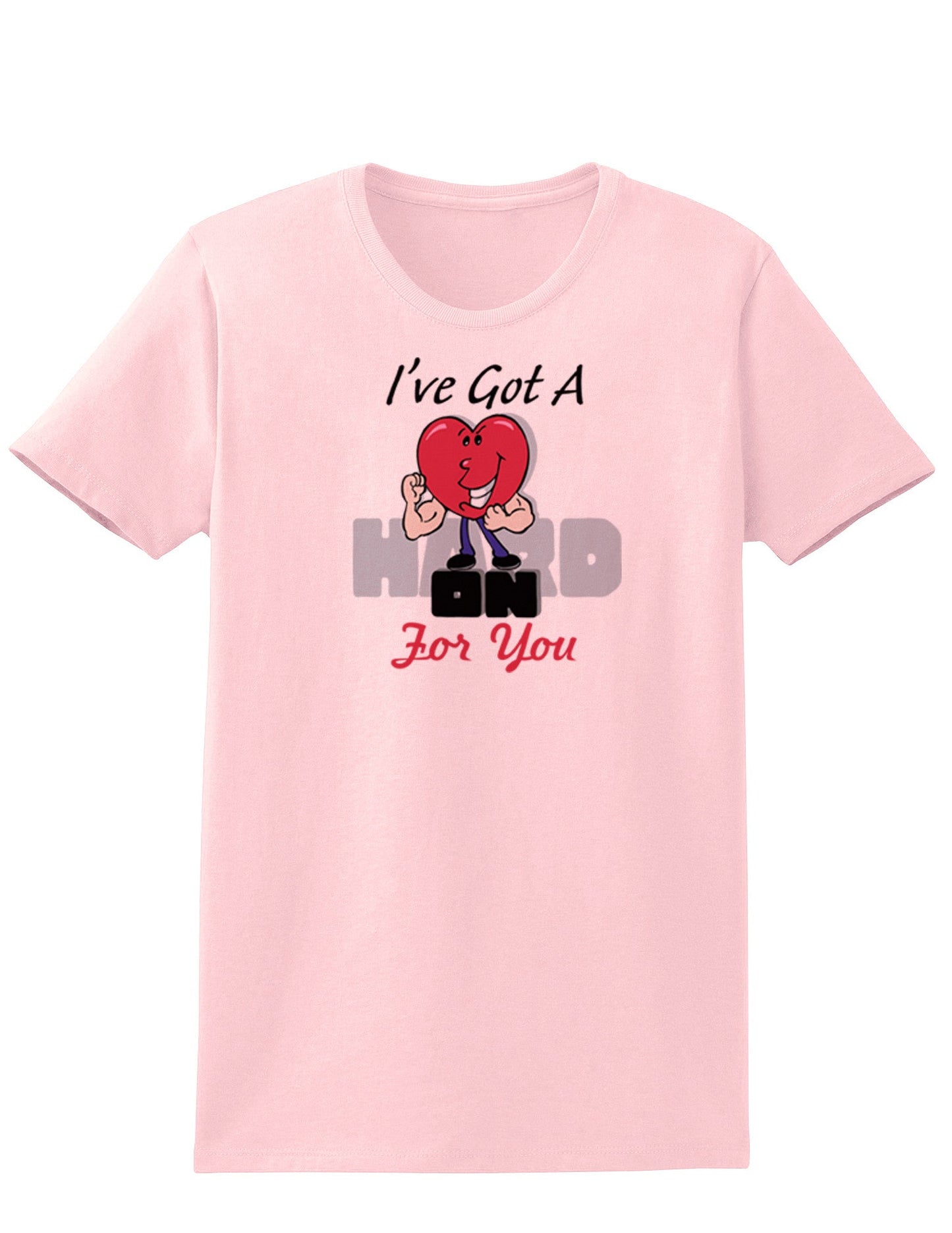 I've Got a Heart On Adult Womens T-Shirt-Womens T-Shirt-TooLoud-Pale Pink-Small-Davson Sales