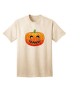 Jack-O-Lantern Watercolor Adult T-Shirt-Mens T-Shirt-TooLoud-Natural-Small-Davson Sales