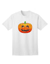 Jack-O-Lantern Watercolor Adult T-Shirt-Mens T-Shirt-TooLoud-White-Small-Davson Sales