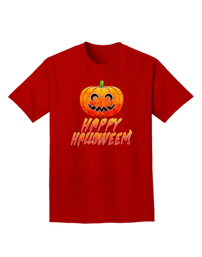 Jack-O-Lantern Watercolor Halloween Adult Dark T-Shirt-Mens T-Shirt-TooLoud-Red-Small-Davson Sales