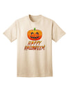 Jack-O-Lantern Watercolor Halloween Adult T-Shirt-Mens T-Shirt-TooLoud-Natural-Small-Davson Sales