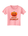 Jack-O-Lantern Watercolor Halloween Toddler T-Shirt-Toddler T-Shirt-TooLoud-Candy-Pink-2T-Davson Sales