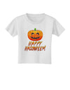 Jack-O-Lantern Watercolor Halloween Toddler T-Shirt-Toddler T-Shirt-TooLoud-White-2T-Davson Sales