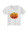 Jack-O-Lantern Watercolor Toddler T-Shirt-Toddler T-Shirt-TooLoud-White-2T-Davson Sales