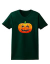 Jack-O-Lantern Watercolor Womens Dark T-Shirt-TooLoud-Forest-Green-Small-Davson Sales