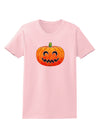 Jack-O-Lantern Watercolor Womens T-Shirt-Womens T-Shirt-TooLoud-PalePink-X-Small-Davson Sales