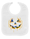 Jack O Lanterns Point of View Pumpkin Baby Bib