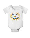 Jack O Lanterns Point of View Pumpkin Baby Romper Bodysuit-Baby Romper-TooLoud-White-06-Months-Davson Sales