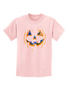 Jack O Lanterns Point of View Pumpkin Childrens T-Shirt-Childrens T-Shirt-TooLoud-PalePink-X-Small-Davson Sales