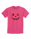 Jack O Lanterns Point of View Pumpkin Childrens T-Shirt-Childrens T-Shirt-TooLoud-Sangria-X-Small-Davson Sales