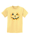 Jack O Lanterns Point of View Pumpkin Childrens T-Shirt-Childrens T-Shirt-TooLoud-Daffodil-Yellow-X-Small-Davson Sales