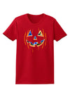 Jack O Lanterns Point of View Pumpkin Womens Dark T-Shirt-TooLoud-Red-X-Small-Davson Sales