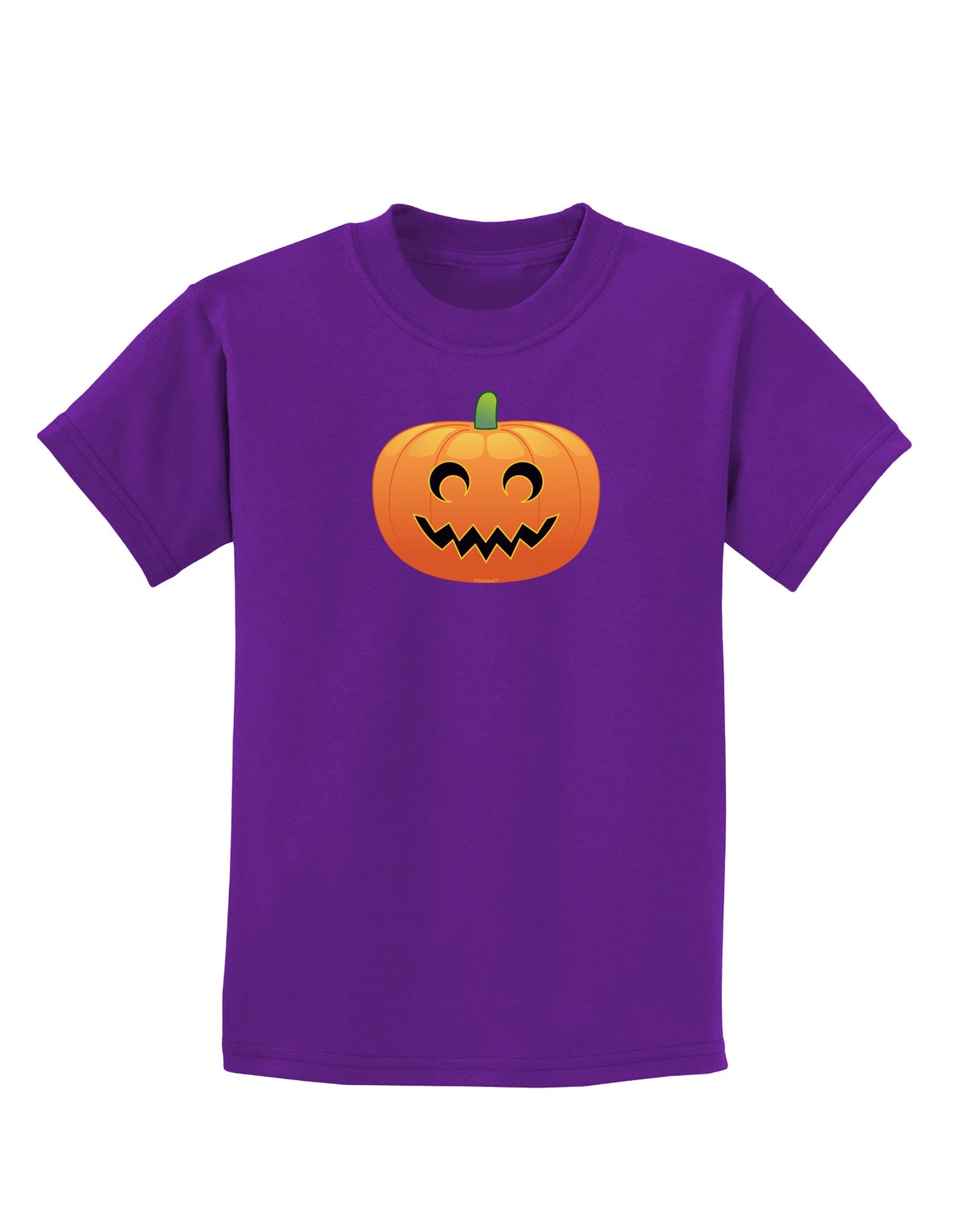 Jack-o-lantern Childrens Dark T-Shirt-Childrens T-Shirt-TooLoud-Purple-X-Small-Davson Sales