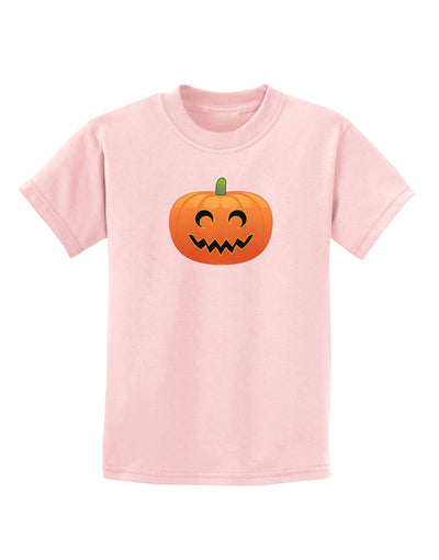 Jack-o-lantern Childrens T-Shirt-Childrens T-Shirt-TooLoud-PalePink-X-Small-Davson Sales