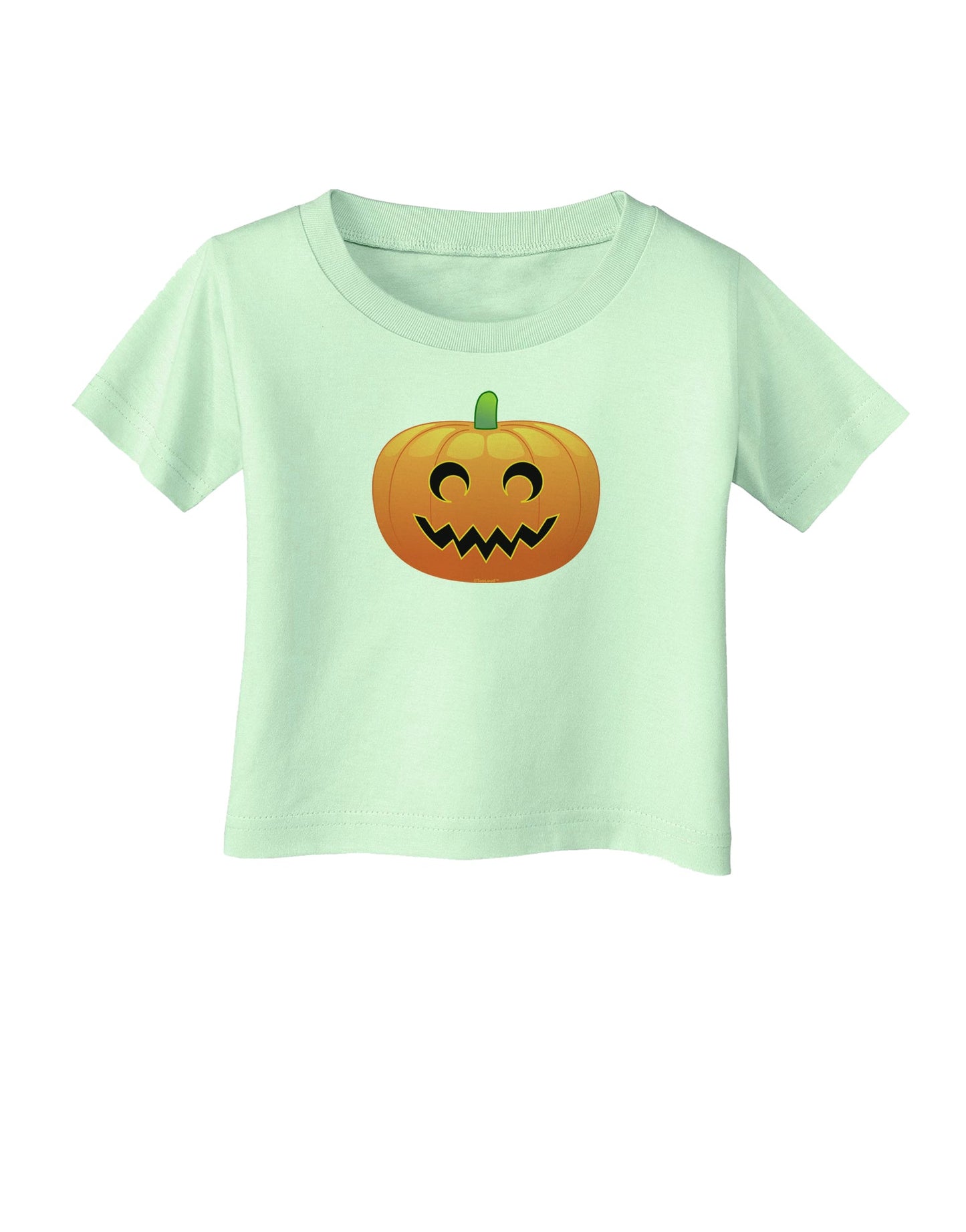 Jack-o-lantern Infant T-Shirt-Infant T-Shirt-TooLoud-Light-Green-06-Months-Davson Sales