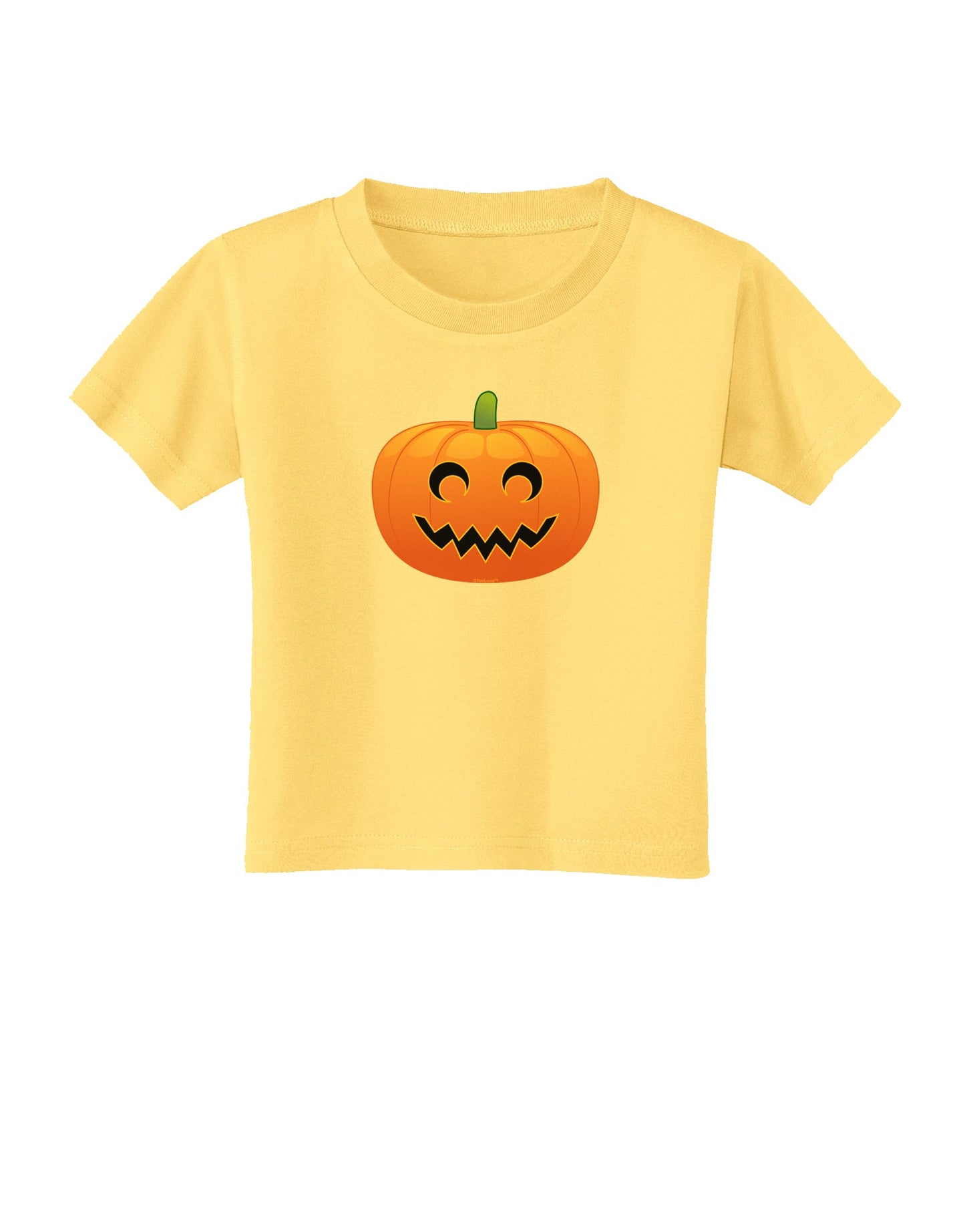 Jack-o-lantern Toddler T-Shirt-Toddler T-Shirt-TooLoud-Daffodil-Yellow-2T-Davson Sales