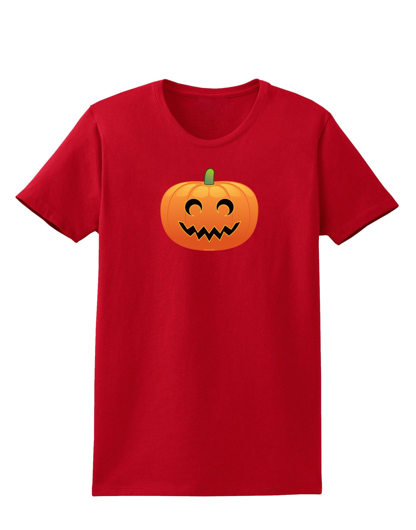 Jack-o-lantern Womens Dark T-Shirt-TooLoud-Red-X-Small-Davson Sales