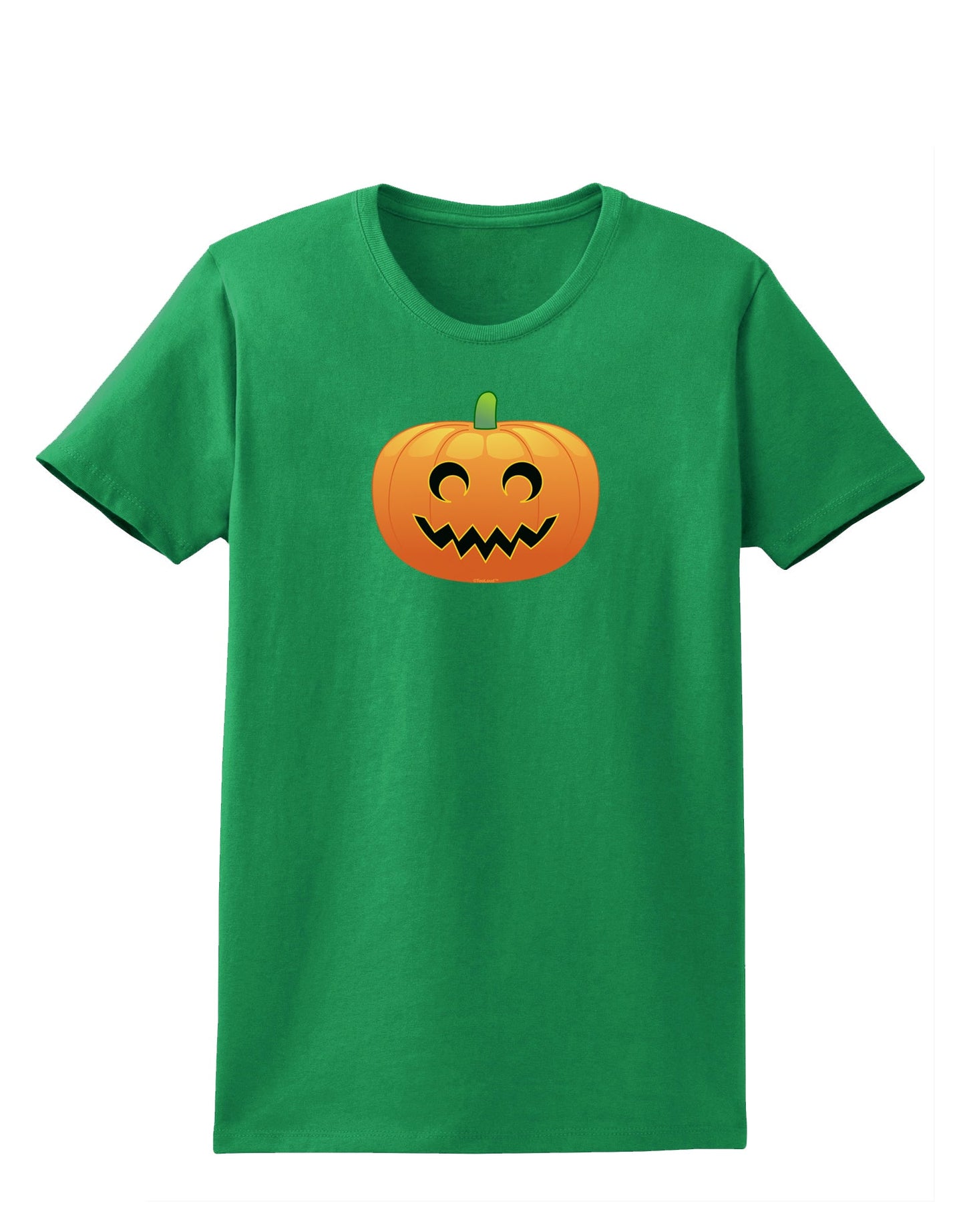 Jack-o-lantern Womens Dark T-Shirt-TooLoud-Kelly-Green-X-Small-Davson Sales