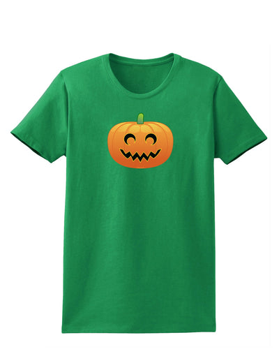 Jack-o-lantern Womens Dark T-Shirt-TooLoud-Kelly-Green-X-Small-Davson Sales