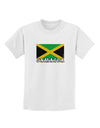 Jamaica Flag Childrens T-Shirt-Childrens T-Shirt-TooLoud-White-X-Small-Davson Sales