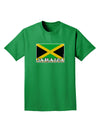 Jamaica Flag Dark Adult Dark T-Shirt-Mens T-Shirt-TooLoud-Kelly-Green-Small-Davson Sales