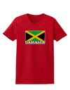 Jamaica Flag Dark Womens Dark T-Shirt-TooLoud-Red-X-Small-Davson Sales