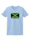 Jamaica Flag Womens T-Shirt-Womens T-Shirt-TooLoud-Light-Blue-X-Small-Davson Sales