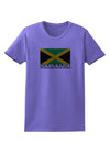 Jamaica Flag Womens T-Shirt-Womens T-Shirt-TooLoud-Violet-X-Small-Davson Sales