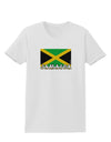 Jamaica Flag Womens T-Shirt-Womens T-Shirt-TooLoud-White-X-Small-Davson Sales