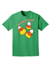 Japanese Kawaii Candy Corn Halloween Adult Dark T-Shirt-Mens T-Shirt-TooLoud-Kelly-Green-Small-Davson Sales