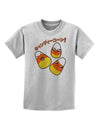 Japanese Kawaii Candy Corn Halloween Childrens T-Shirt-Childrens T-Shirt-TooLoud-AshGray-X-Small-Davson Sales