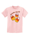 Japanese Kawaii Candy Corn Halloween Childrens T-Shirt-Childrens T-Shirt-TooLoud-PalePink-X-Small-Davson Sales