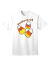 Japanese Kawaii Candy Corn Halloween - Premium Adult T-Shirt for Festive Celebrations-Mens T-shirts-TooLoud-White-Small-Davson Sales