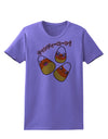 Japanese Kawaii Candy Corn Halloween Womens T-Shirt-Womens T-Shirt-TooLoud-Violet-X-Small-Davson Sales