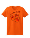 Japanese Kawaii Candy Corn Halloween Womens T-Shirt-Womens T-Shirt-TooLoud-Orange-X-Small-Davson Sales