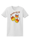 Japanese Kawaii Candy Corn Halloween Womens T-Shirt-Womens T-Shirt-TooLoud-White-X-Small-Davson Sales