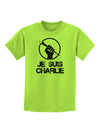 Je Suis Charlie Childrens T-Shirt-Childrens T-Shirt-TooLoud-Lime-Green-X-Small-Davson Sales