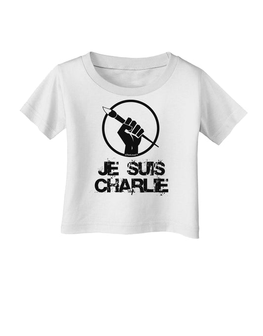 Je Suis Charlie Infant T-Shirt-Infant T-Shirt-TooLoud-White-06-Months-Davson Sales