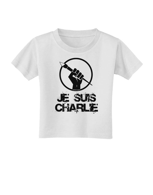 Je Suis Charlie Toddler T-Shirt-Toddler T-Shirt-TooLoud-White-2T-Davson Sales