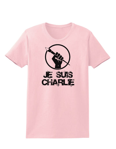 Je Suis Charlie Womens T-Shirt-Womens T-Shirt-TooLoud-PalePink-X-Small-Davson Sales