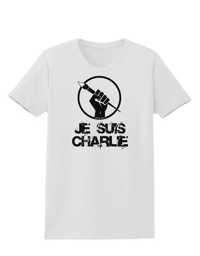 Je Suis Charlie Womens T-Shirt-Womens T-Shirt-TooLoud-White-X-Small-Davson Sales