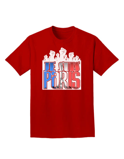 Je Suis Paris - Strong Adult Dark T-Shirt-Mens T-Shirt-TooLoud-Red-Small-Davson Sales