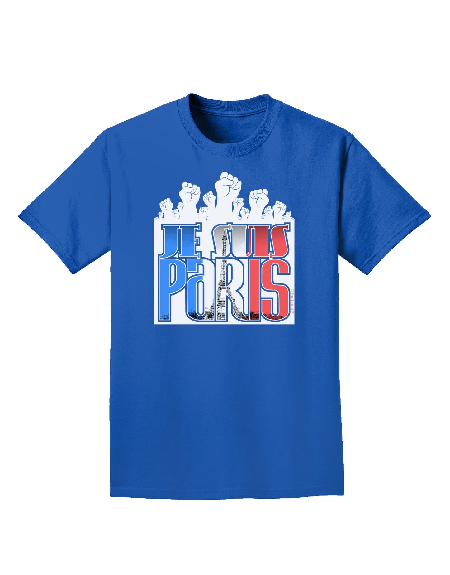Je Suis Paris - Strong Adult Dark T-Shirt-Mens T-Shirt-TooLoud-Royal-Blue-Small-Davson Sales