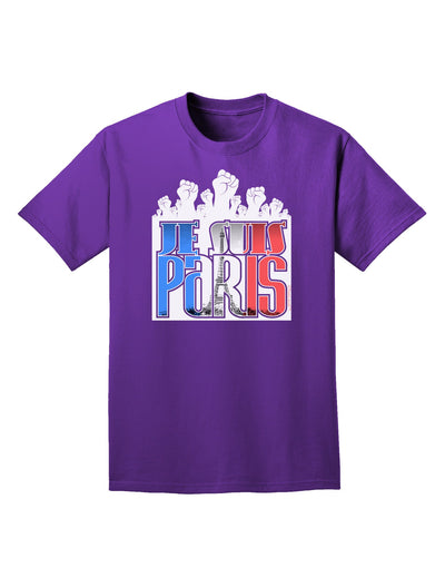 Je Suis Paris - Strong Adult Dark T-Shirt-Mens T-Shirt-TooLoud-Purple-Small-Davson Sales