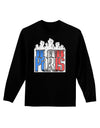 Je Suis Paris - Strong Adult Long Sleeve Dark T-Shirt-TooLoud-Black-Small-Davson Sales