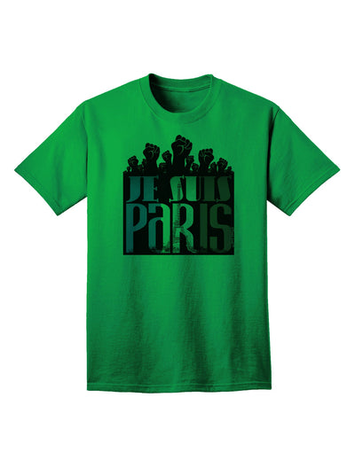 Je Suis Paris - Strong Adult T-Shirt-Mens T-Shirt-TooLoud-Kelly-Green-Small-Davson Sales