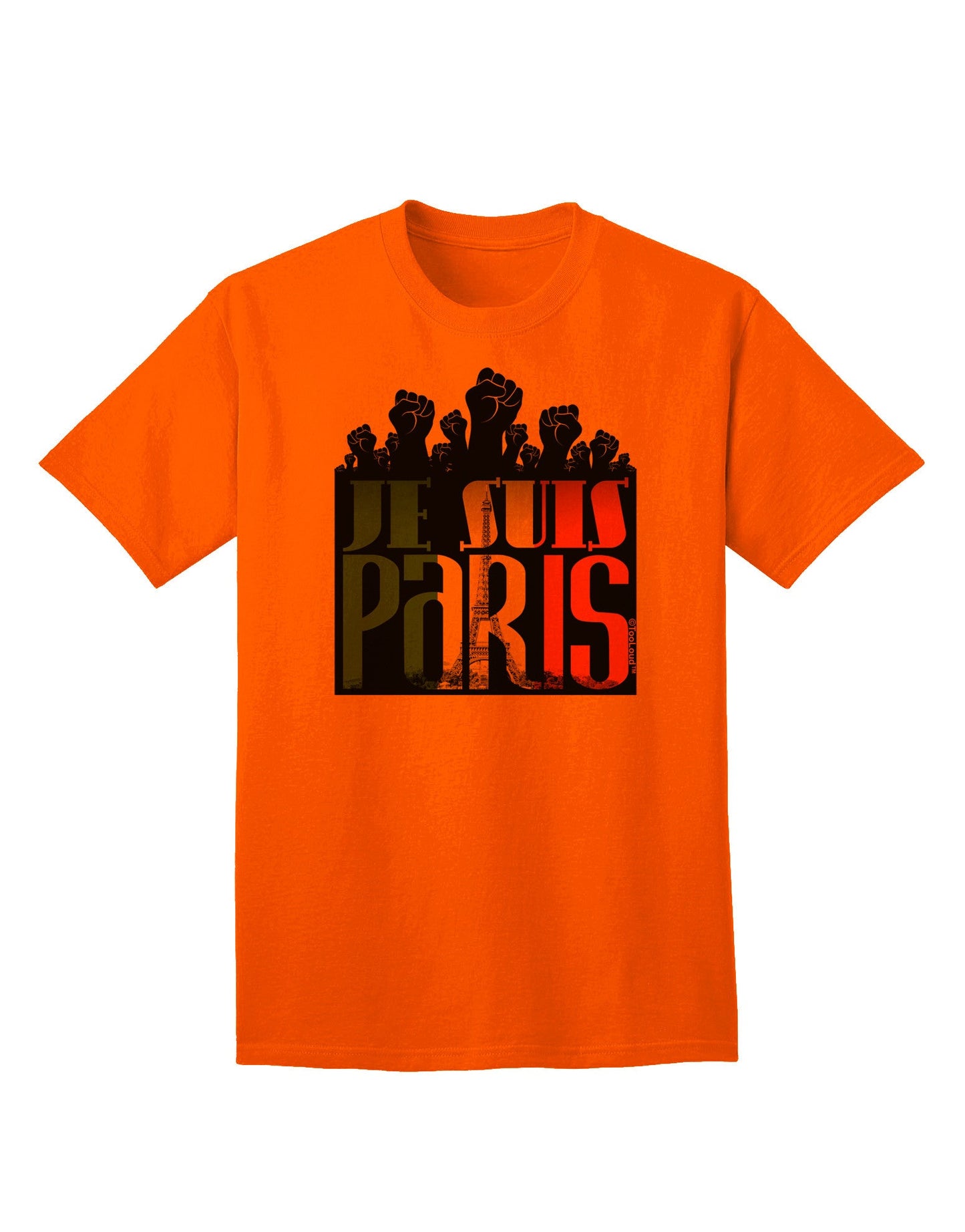 Je Suis Paris - Strong Adult T-Shirt-Mens T-Shirt-TooLoud-Orange-Small-Davson Sales