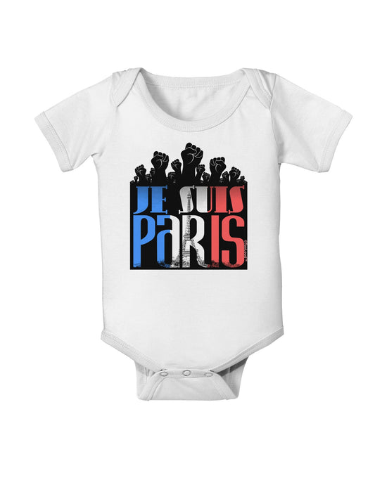 Je Suis Paris - Strong Baby Romper Bodysuit by-Baby Romper-TooLoud-White-06-Months-Davson Sales