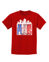 Je Suis Paris - Strong Childrens Dark T-Shirt-Childrens T-Shirt-TooLoud-Red-X-Small-Davson Sales