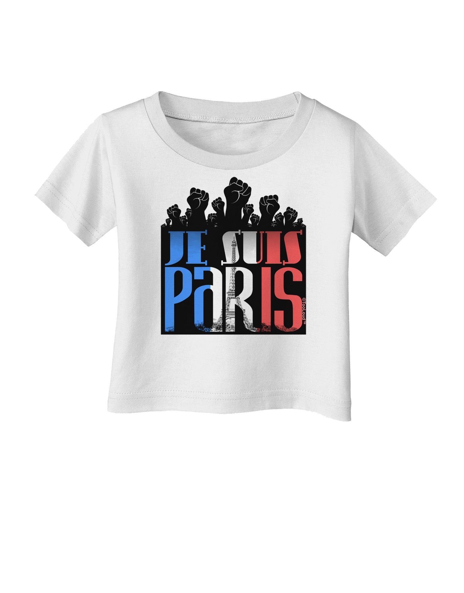 Je Suis Paris - Strong Infant T-Shirt-Infant T-Shirt-TooLoud-White-06-Months-Davson Sales